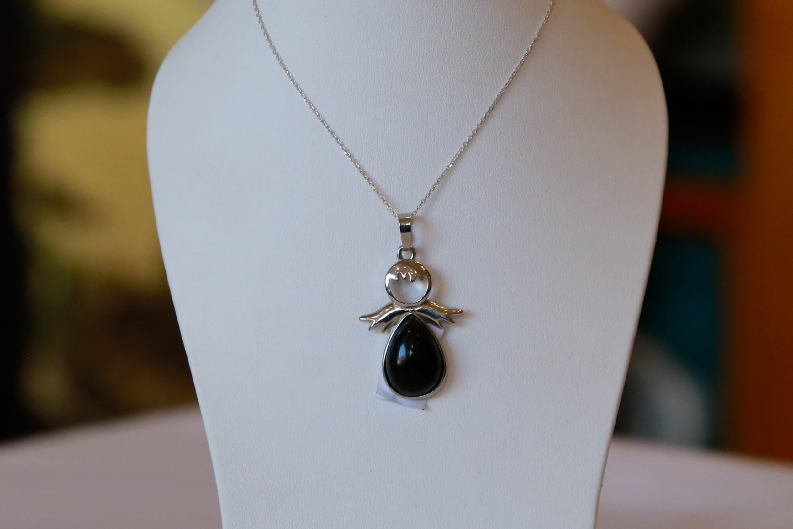Black Tourmaline angel