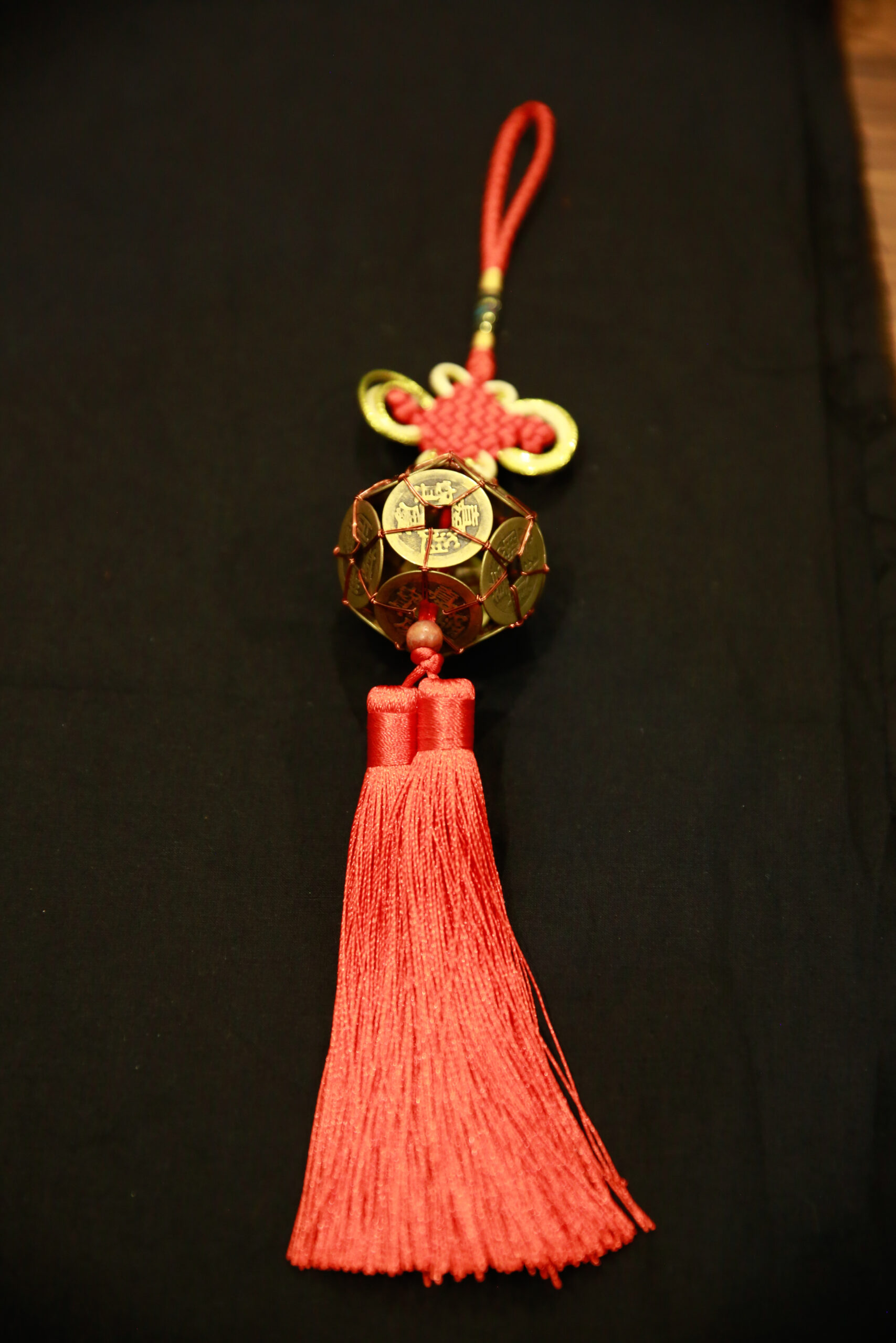 Chinese Coins Ball Tassel
