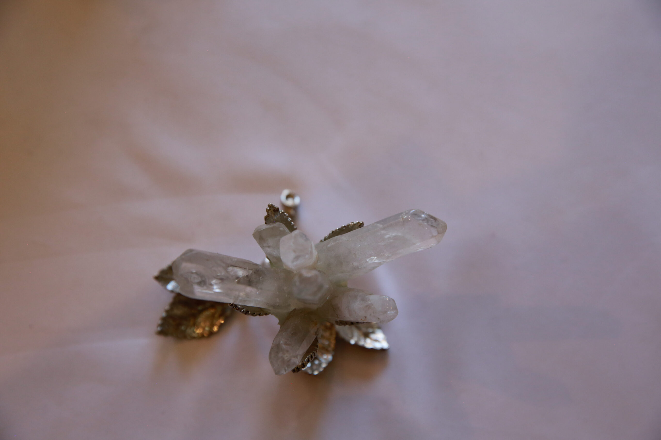 Clear Quartz Flower