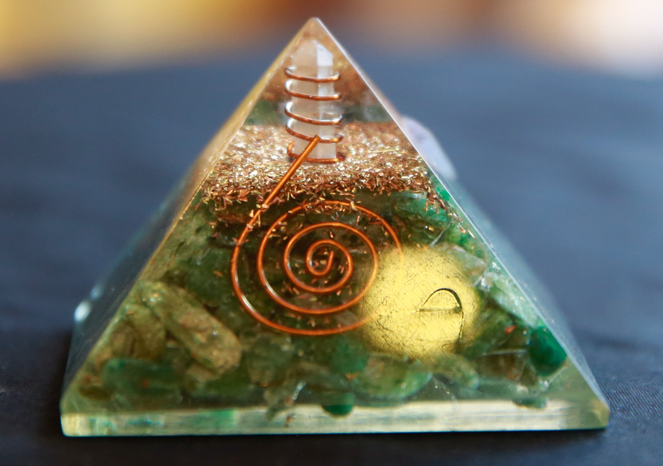 Green Aventurine Orgone Pyramid