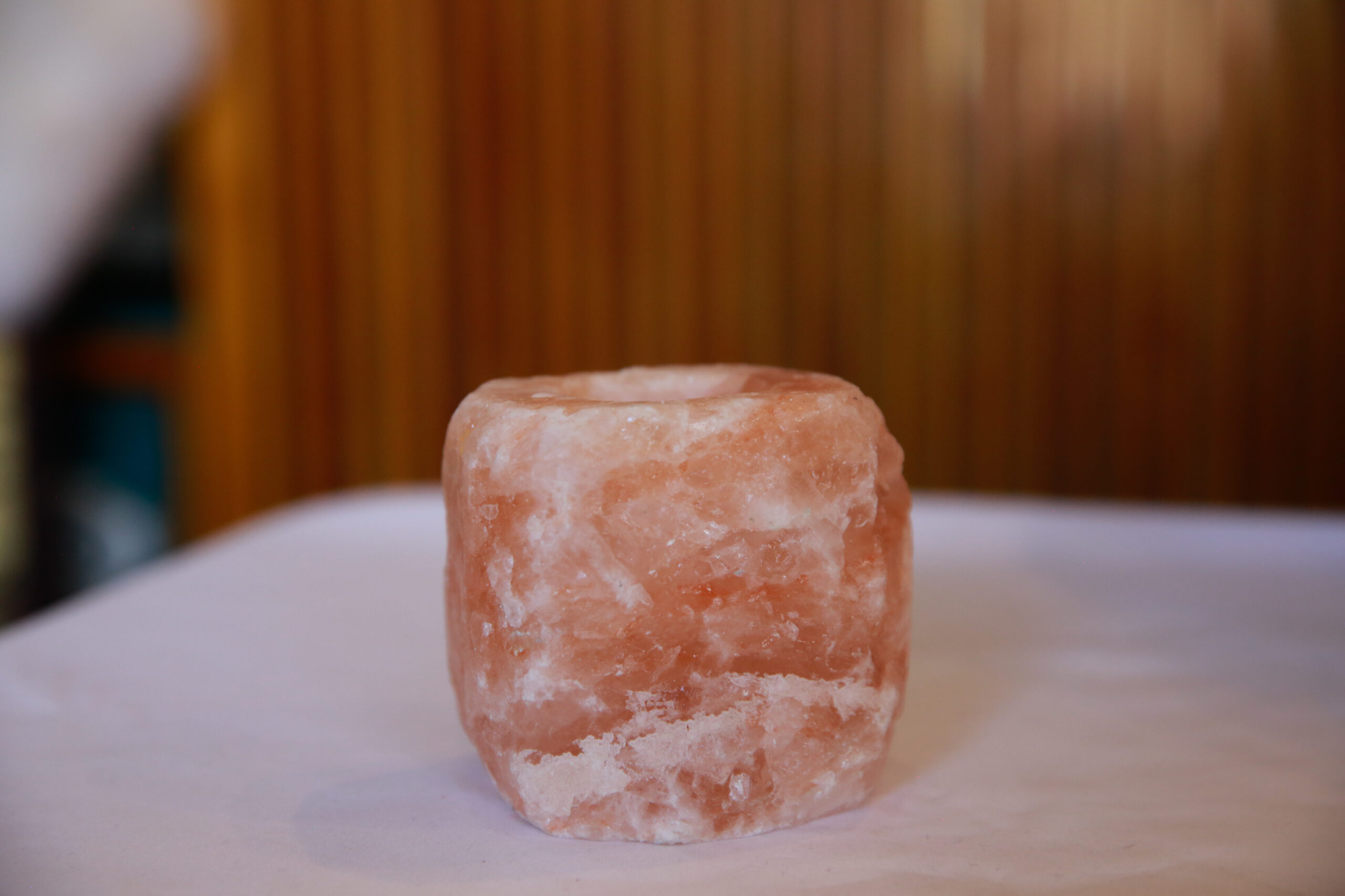 Himalayan Salt Candle Stand