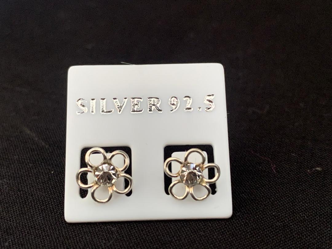 Silver Earring 5 Flower