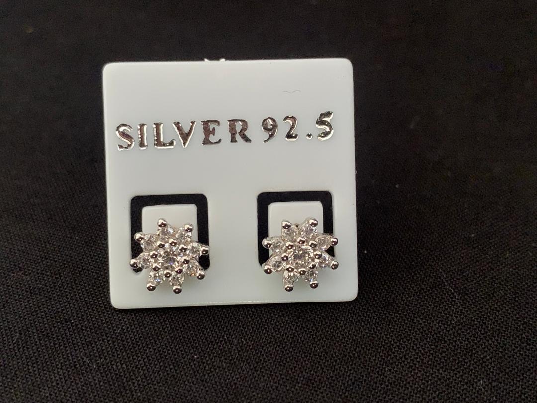 Silver Earring Star